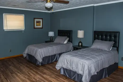 Amenities at Charlotte sober living home — flame