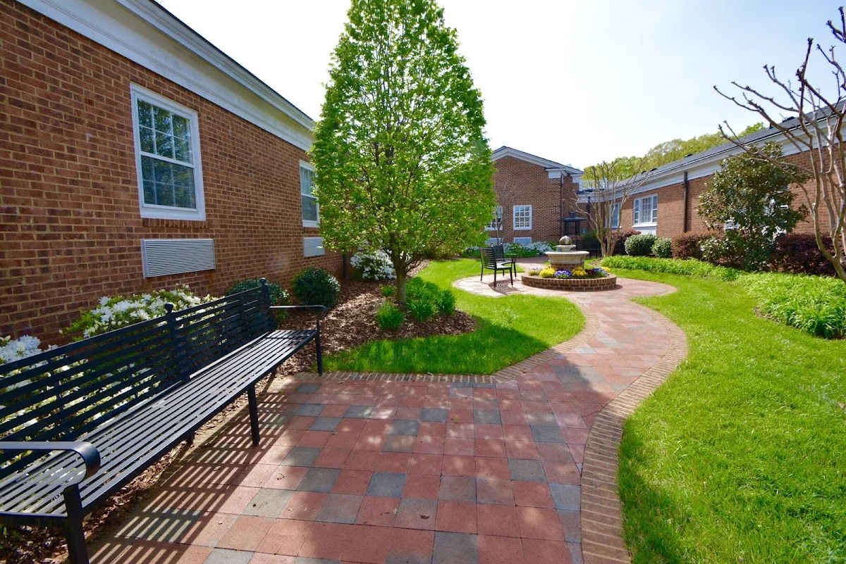 Exterior view of Durham detox center — grass