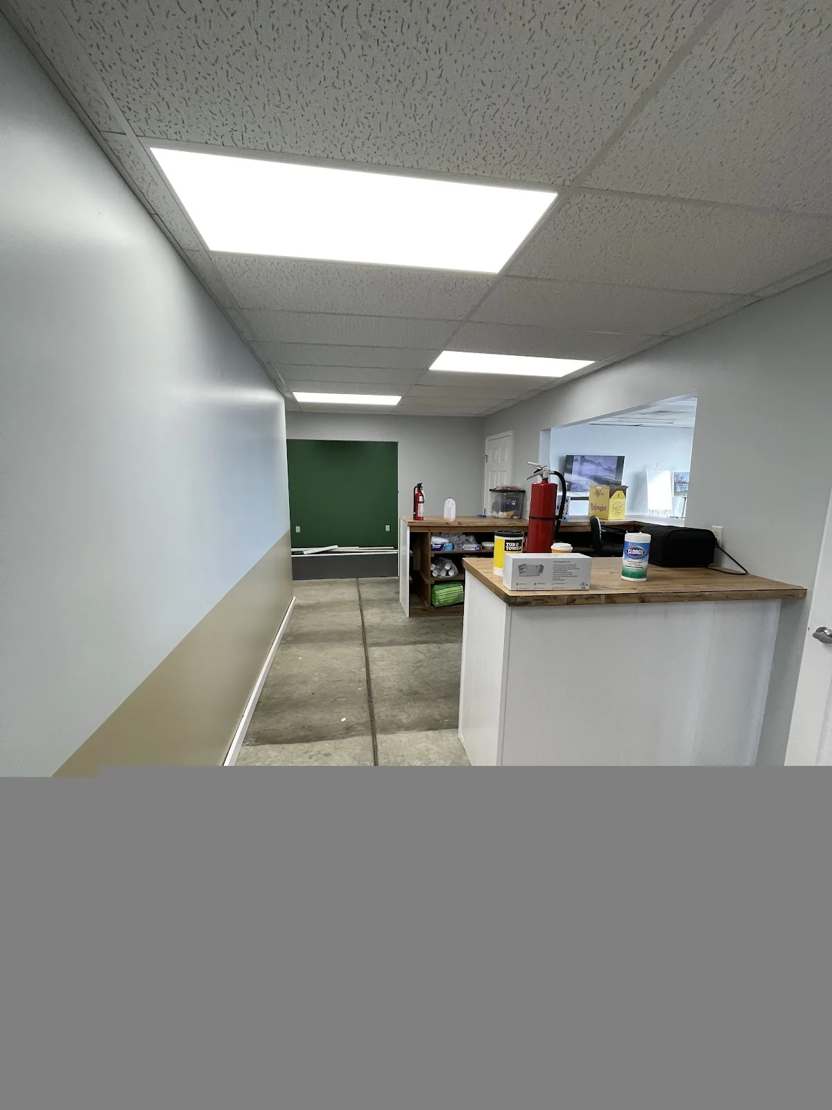 Amenities at Greensboro sober living home — wall